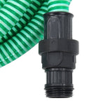 Vidaxl zuigslang met pvc koppelingen 1,1'' 10 m pvc groen
