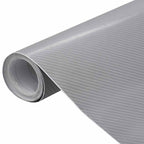 Vidaxl 2 st autofolie 4d 100x150 cm + 50x150 cm zilverkleurig