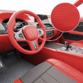 Vidaxl autofolie 4d 100x150 cm rood