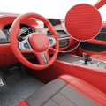 Vidaxl 2 st autofolie 4d 100x150 cm rood