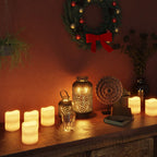VidaXL Kaarsen 12 st LED warmwit