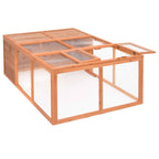 Vidaxl dierenhok voor buiten 150x100x50 cm massief vurenhout