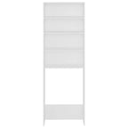 Vidaxl wasmachinekast 64x24x190 cm wit
