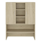Vidaxl wasmachinekast 70,5x25,5x90 cm sonoma eikenkleurig