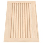 Vidaxl kastdeuren met lamellen 2 st 39,5x59,4 cm massief grenenhout