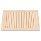 Vidaxl kastdeuren met lamellen 4 st 61,5x39,4 cm massief grenenhout