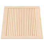 Vidaxl kastdeur met lamellen 61,5x59,4 cm massief grenenhout
