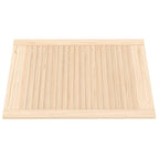 Vidaxl kastdeuren met lamellen 4 st 69x49,4 cm massief grenenhout