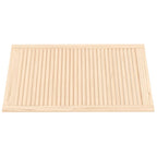Vidaxl kastdeur met lamellen 99,3x59,4 cm massief grenenhout