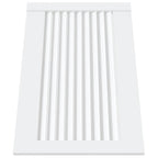 Vidaxl kastdeuren met lamellen 2 st 39,5x59,4 cm grenenhout wit