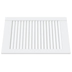 Vidaxl kastdeuren met lamellen 2 st 61,5x39,4 cm grenenhout wit