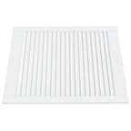 Vidaxl kastdeur met lamellen 69x59,4 cm massief grenenhout wit