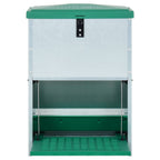 Vidaxl pluimveevoerbak automatisch met pedaal 12 kg