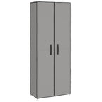 Vidaxl schoenenkast 60x30x166 cm stof grijs