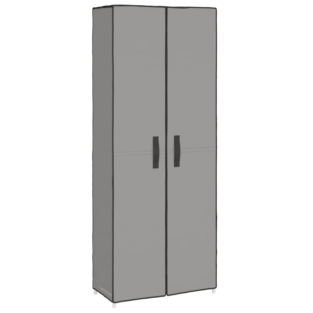 Vidaxl schoenenkast 60x30x166 cm stof grijs