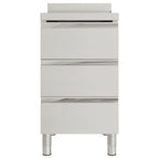 Vidaxl commerciële keukenkast met 3 lades 50x60x96 cm