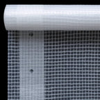Vidaxl dekzeilen 2 st leno 260 g m² 1,5x20 m wit