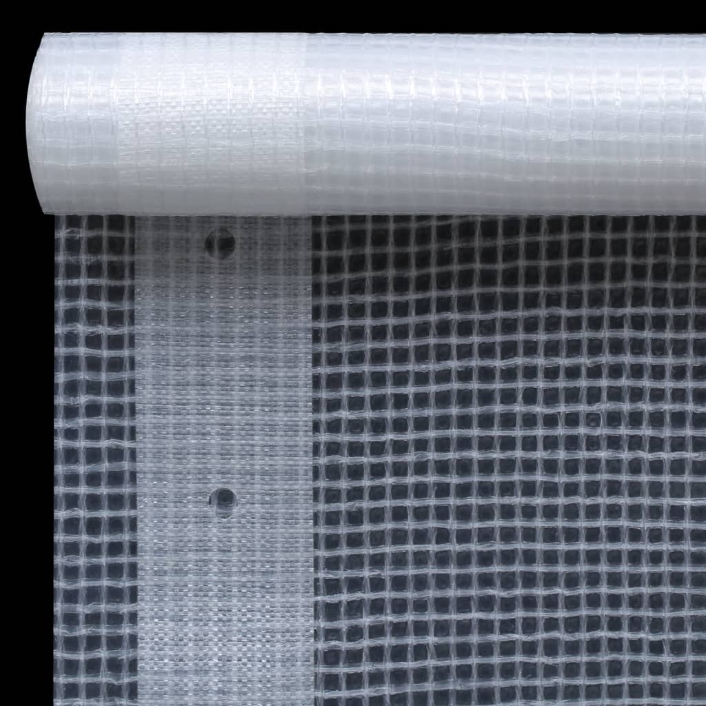 Vidaxl dekzeilen 2 st leno 260 g m² 2x6 m wit