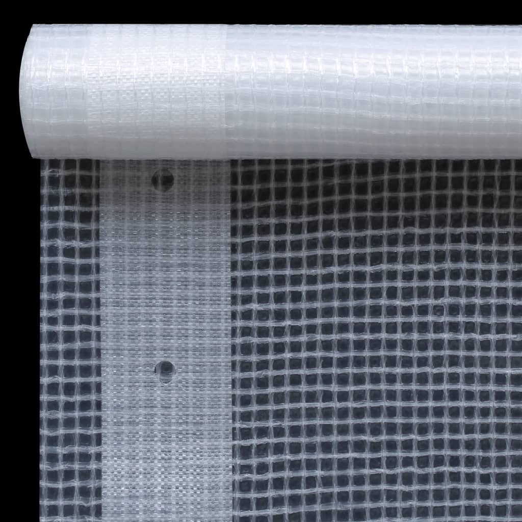 Vidaxl dekzeilen 2 st leno 260 g m² 4x10 m wit