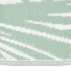 Vidaxl buitenkleed arakil 190x290 cm polypropeen groen