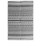 Vidaxl buitenkleed arakil 120x180 cm polypropeen zwart