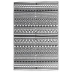 Vidaxl buitenkleed arakil 160x230 cm polypropeen zwart