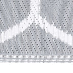 Vidaxl buitenkleed arakil 80x250 cm polypropeen grijs