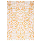 Vidaxl buitenkleed arakil 140x200 cm polypropeen geel