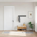 Vidaxl vloerkleed wasbaar anti-slip 80x300 cm grijs