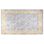 Vidaxl vloerkleed wasbaar anti-slip 120x180 cm grijs