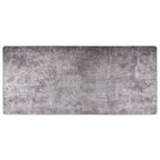 Vidaxl vloerkleed wasbaar 80x300 cm grijs
