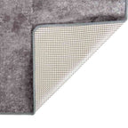 Vidaxl vloerkleed wasbaar 80x300 cm grijs