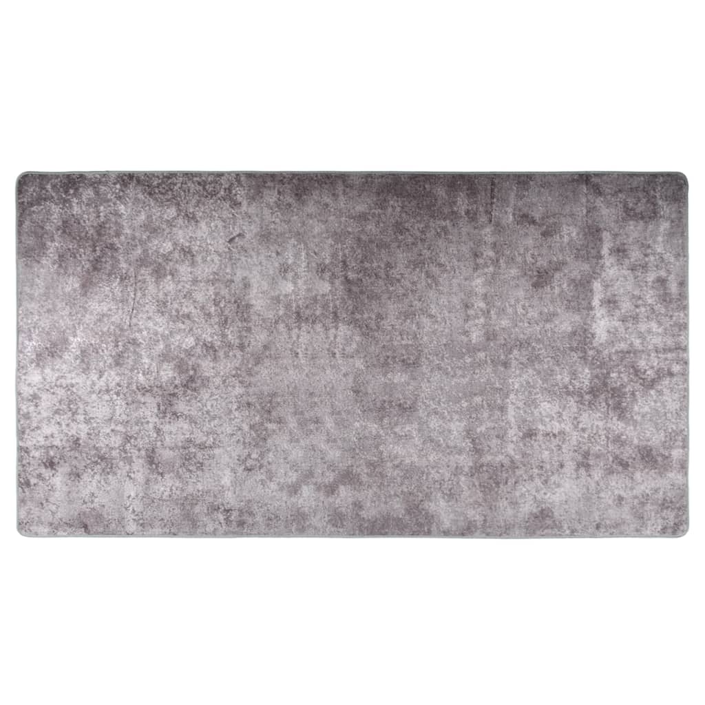 Vidaxl vloerkleed wasbaar 190x300 cm grijs