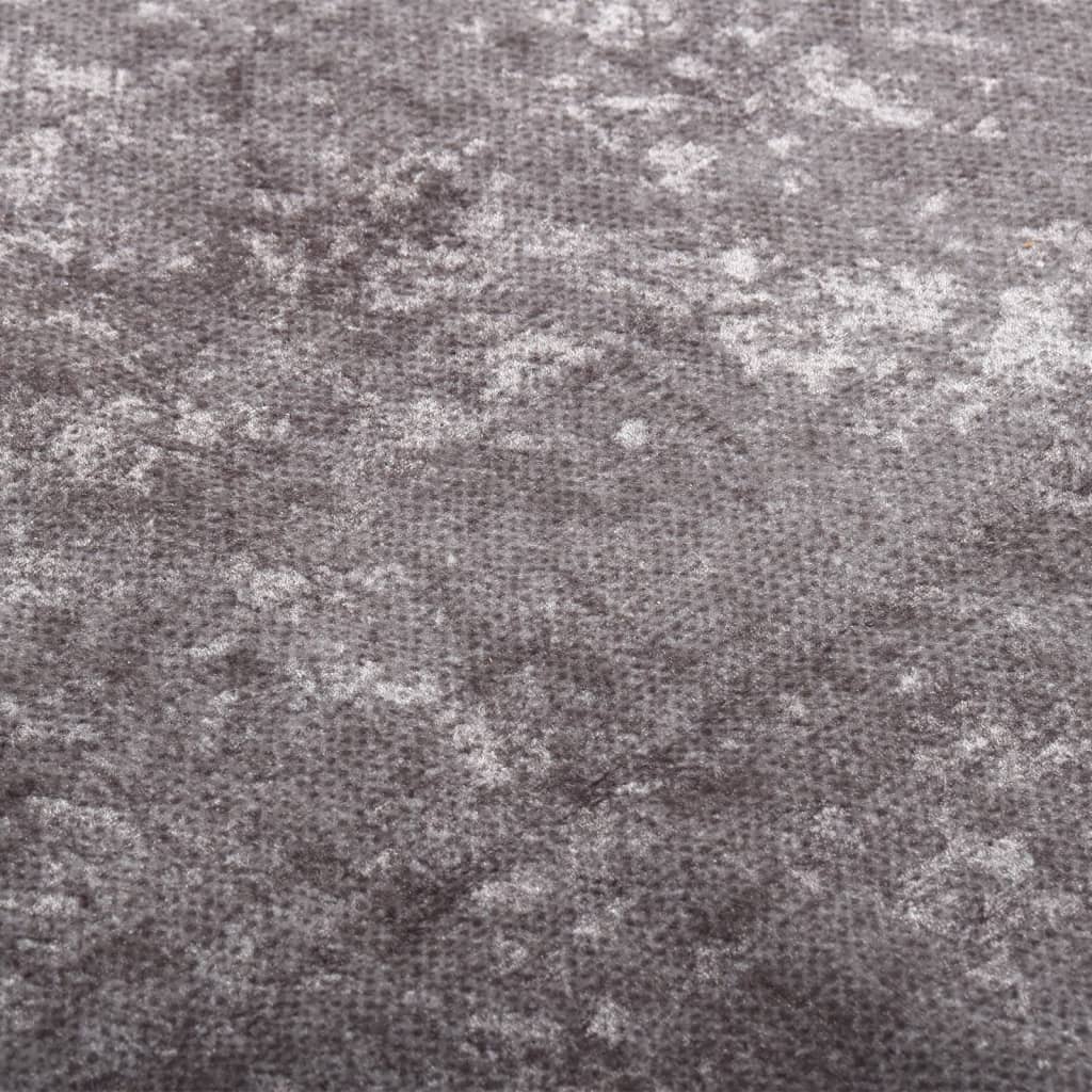 Vidaxl vloerkleed wasbaar 190x300 cm grijs