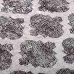 Vidaxl vloerkleed wasbaar 160x230 cm grijs en wit
