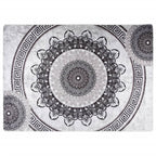 Vidaxl vloerkleed wasbaar 120x180 cm zwart en grijs