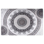 Vidaxl vloerkleed wasbaar 160x230 cm zwart en grijs
