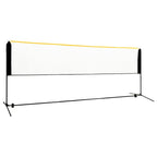 Vidaxl badmintonnet verstelbaar 400x103x94-158 cm metaal
