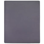 Vidaxl hoeslaken jersey 90x200 cm katoen antracietkleurig