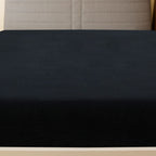 Vidaxl hoeslakens 2 st jersey 160x200 cm katoen zwart