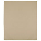 Vidaxl hoeslaken jersey 100x200 cm katoen taupe