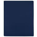 Vidaxl hoeslakens 2 st jersey 100x200 cm katoen marineblauw