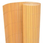 Vidaxl tuinafscheiding dubbelzijdig 110x300 cm geel