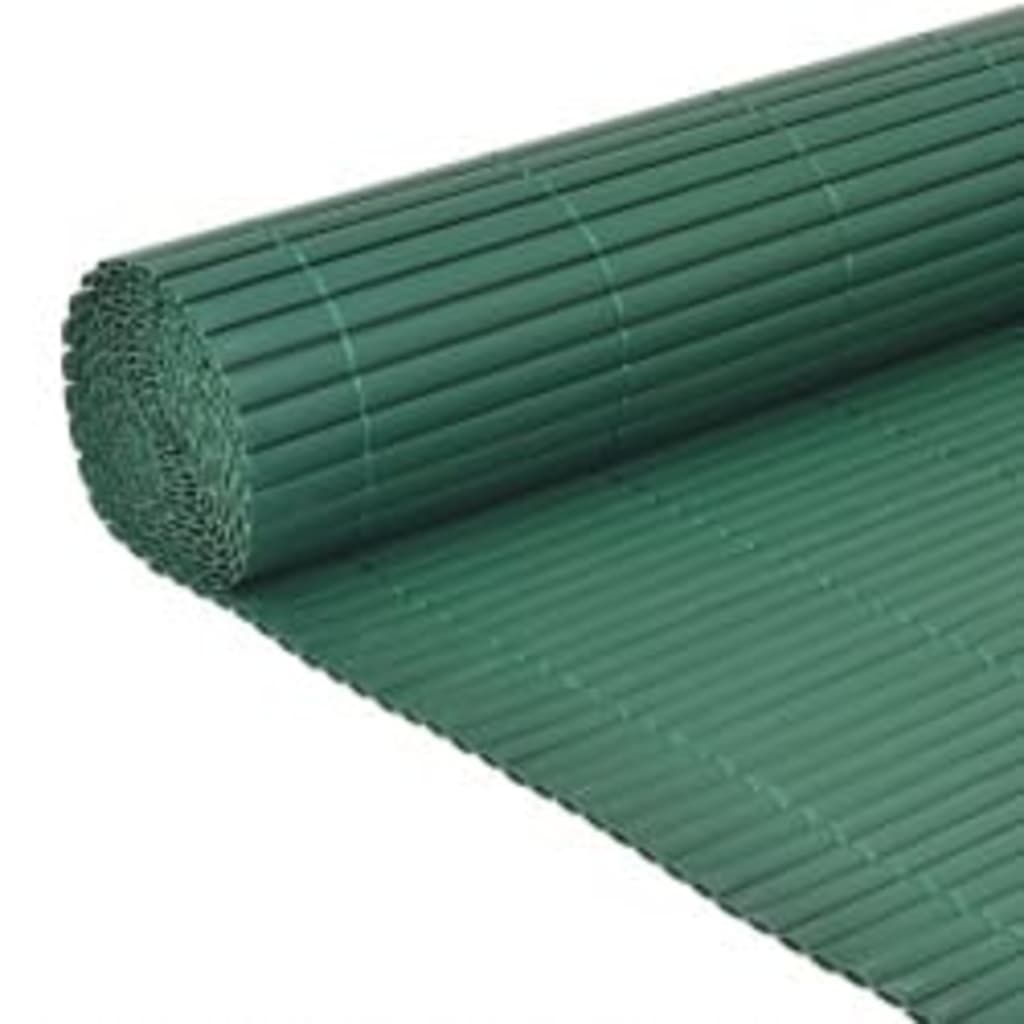 Vidaxl tuinafscheiding dubbelzijdig 110x400 cm groen