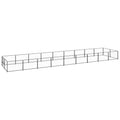 VidaXL Hondenkennel 18 m² staal zwart
