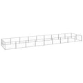 VidaXL Hondenkennel 18 m² staal zilverkleurig