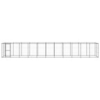 VidaXL Hondenkennel met dak 26,62 m² staal