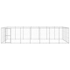 VidaXL Hondenkennel 33,88 m² gegalvaniseerd staal