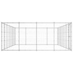 VidaXL Hondenkennel 33,88 m² gegalvaniseerd staal