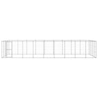 VidaXL Hondenkennel 43,56 m² gegalvaniseerd staal